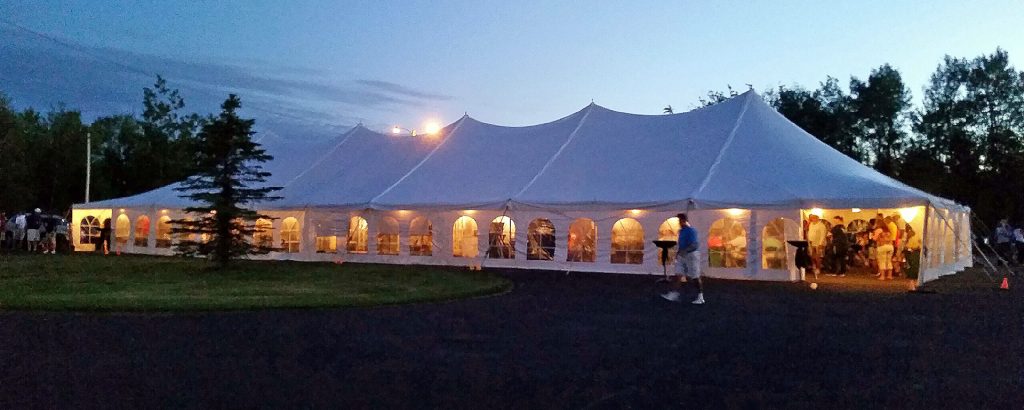 Leftys tent rentals for corporate events, weddings and parties.