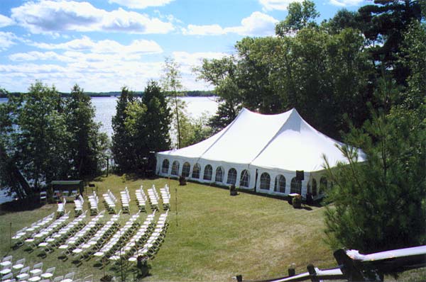 40'x60' Pole Tent from Lefty's Tent & Party Rental in Bovey MN.